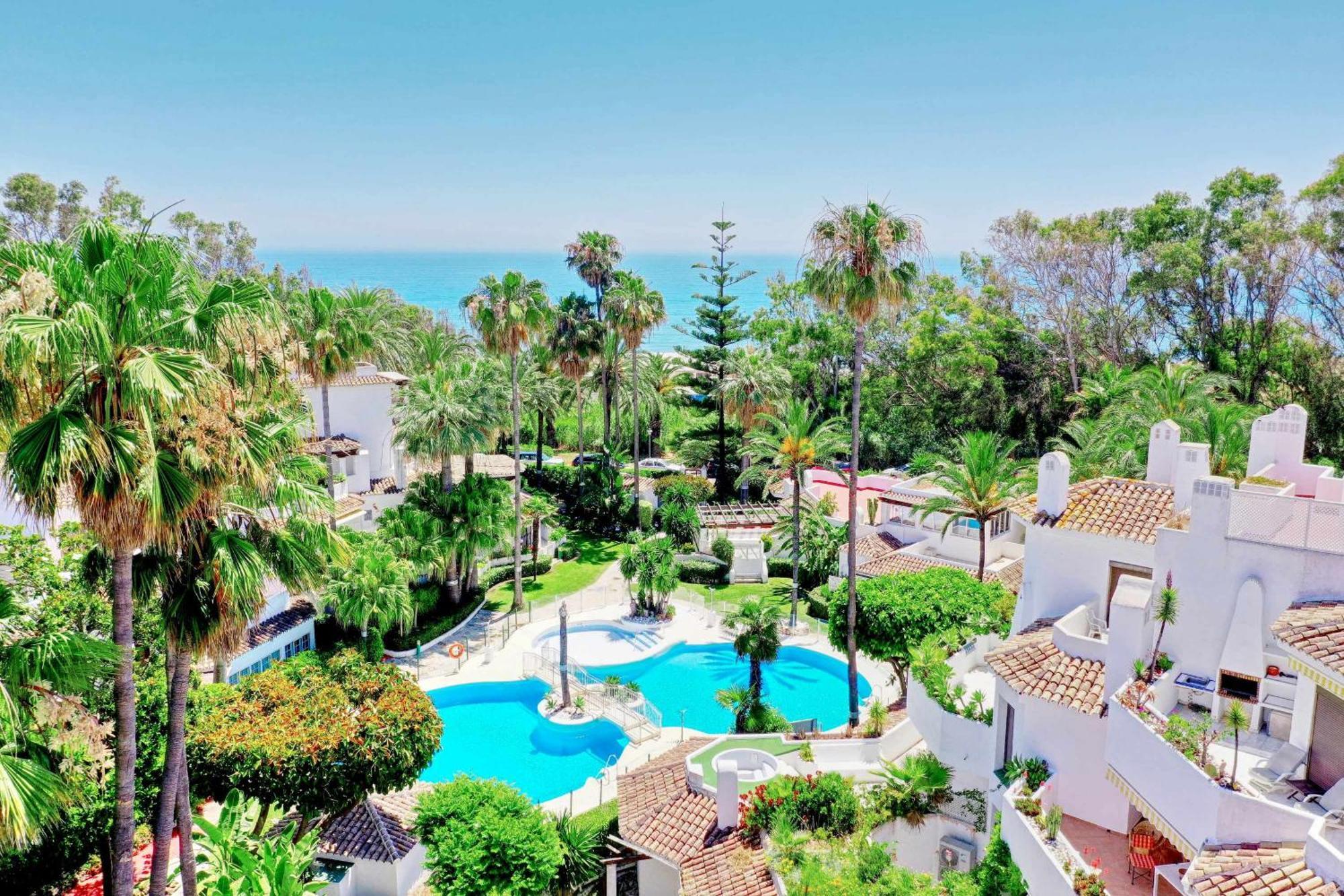 1104 First Line Beach Apartment Golden Beach Pool 마르베야 외부 사진