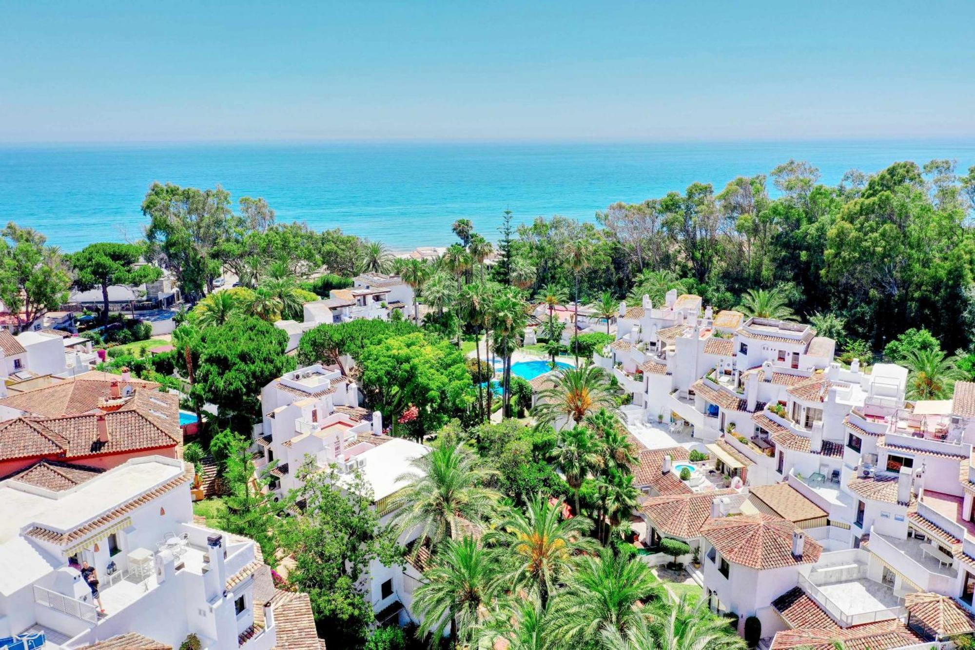 1104 First Line Beach Apartment Golden Beach Pool 마르베야 외부 사진